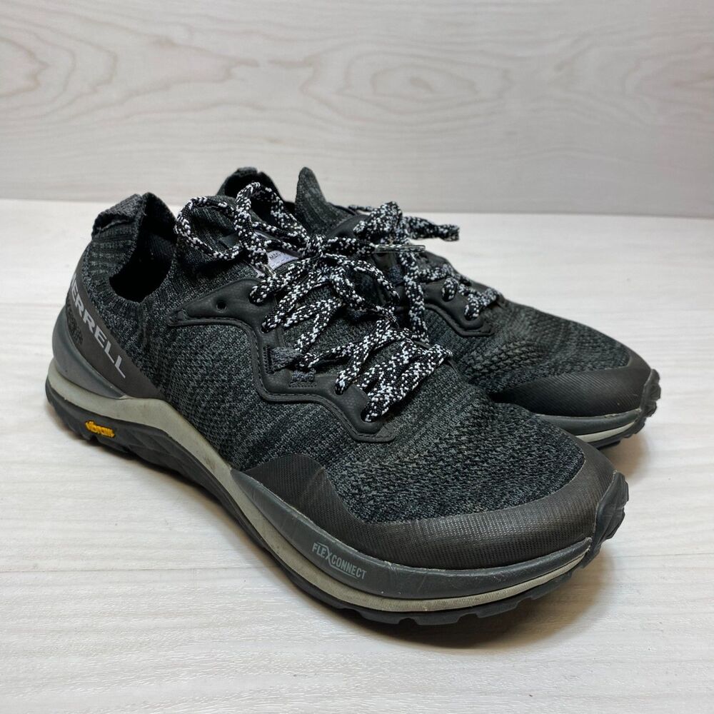 Merrell Mag-9 Trainers‎ Women's Size 7 Gray Knit Trail Comfort Running Shoes